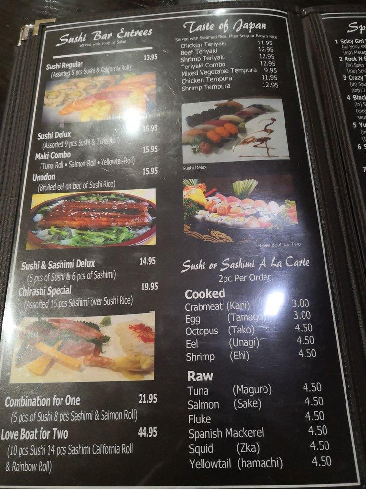 Menu at CHOPSTIX restaurant, Kingsville