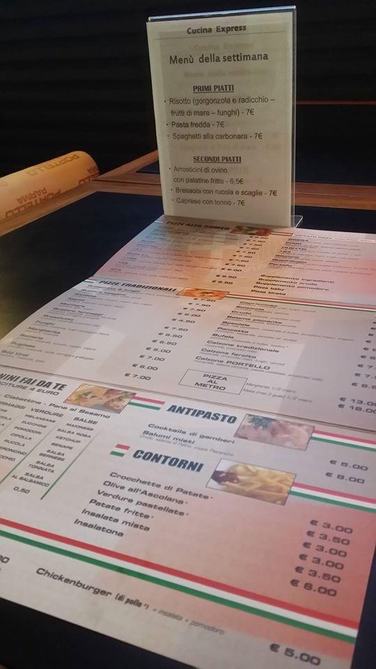 Menu da Pizzeria Il Portello, Parma