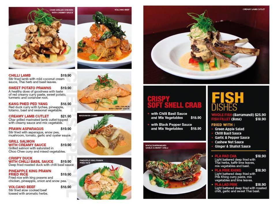 Menu at Thai Addict Restaurant, Kingsgrove