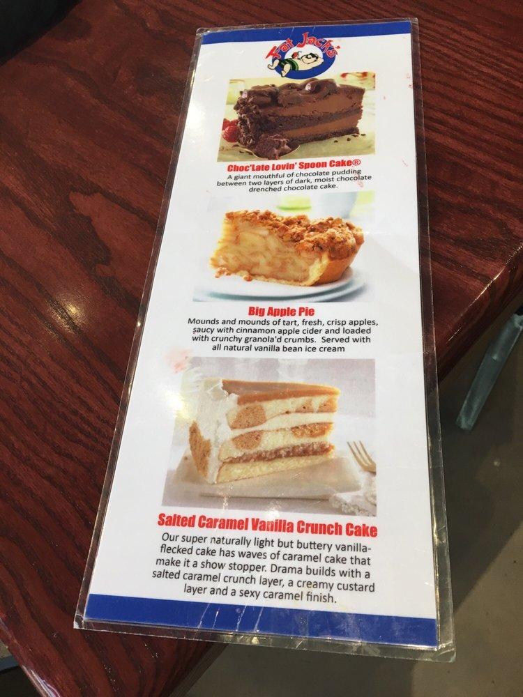 Menu at Fat Jack's pub & bar, Walterboro, Bells Hwy