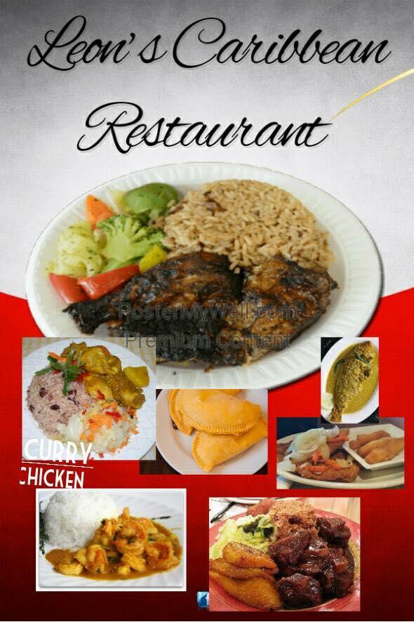 Menu at Leon's Caribbean Restaurant, Pittsburgh