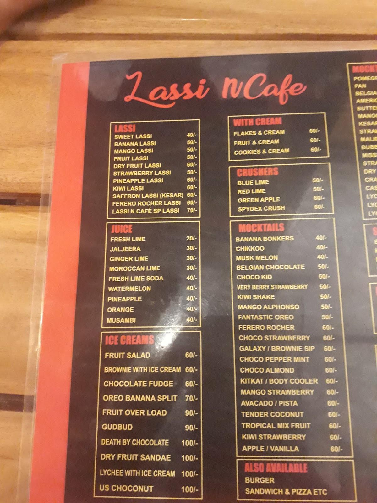 Menu at Malnad iyengar bakery and sweets, Moodbidri