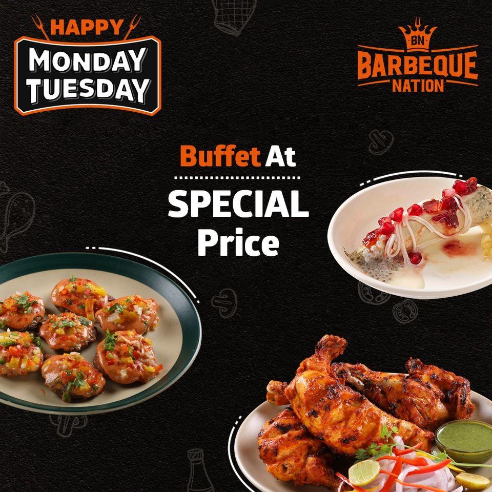 Menu at Barbeque Nation, Meerut, Khasra No. 5832