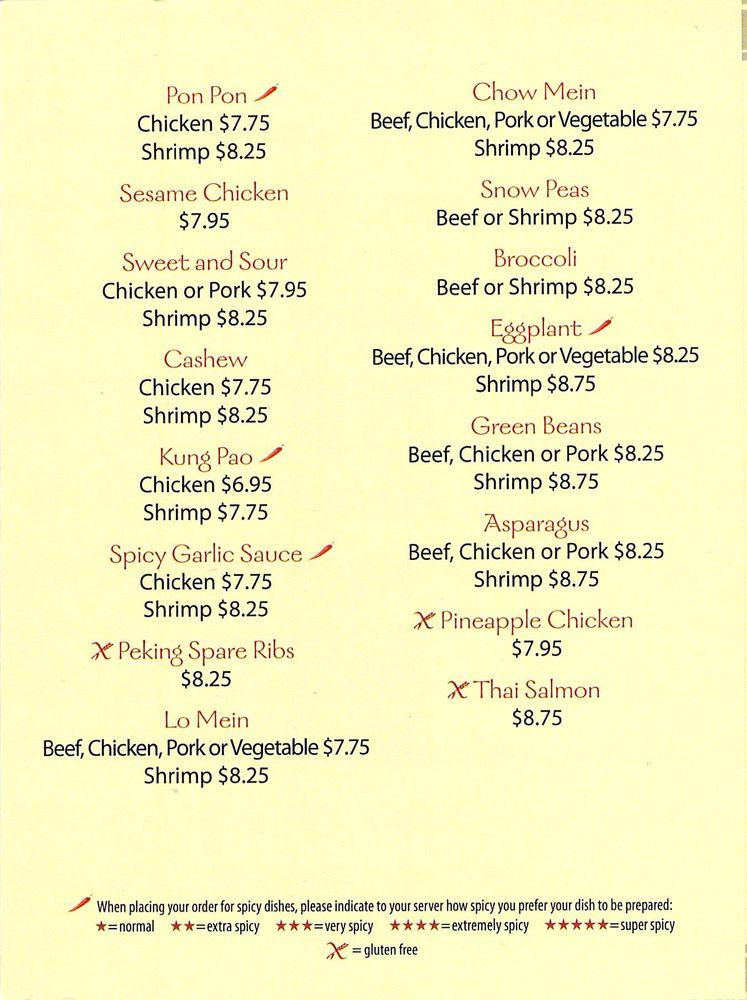 Menu at Joy Luck Bountiful restaurant, Woods Cross, 566 W 1350 S