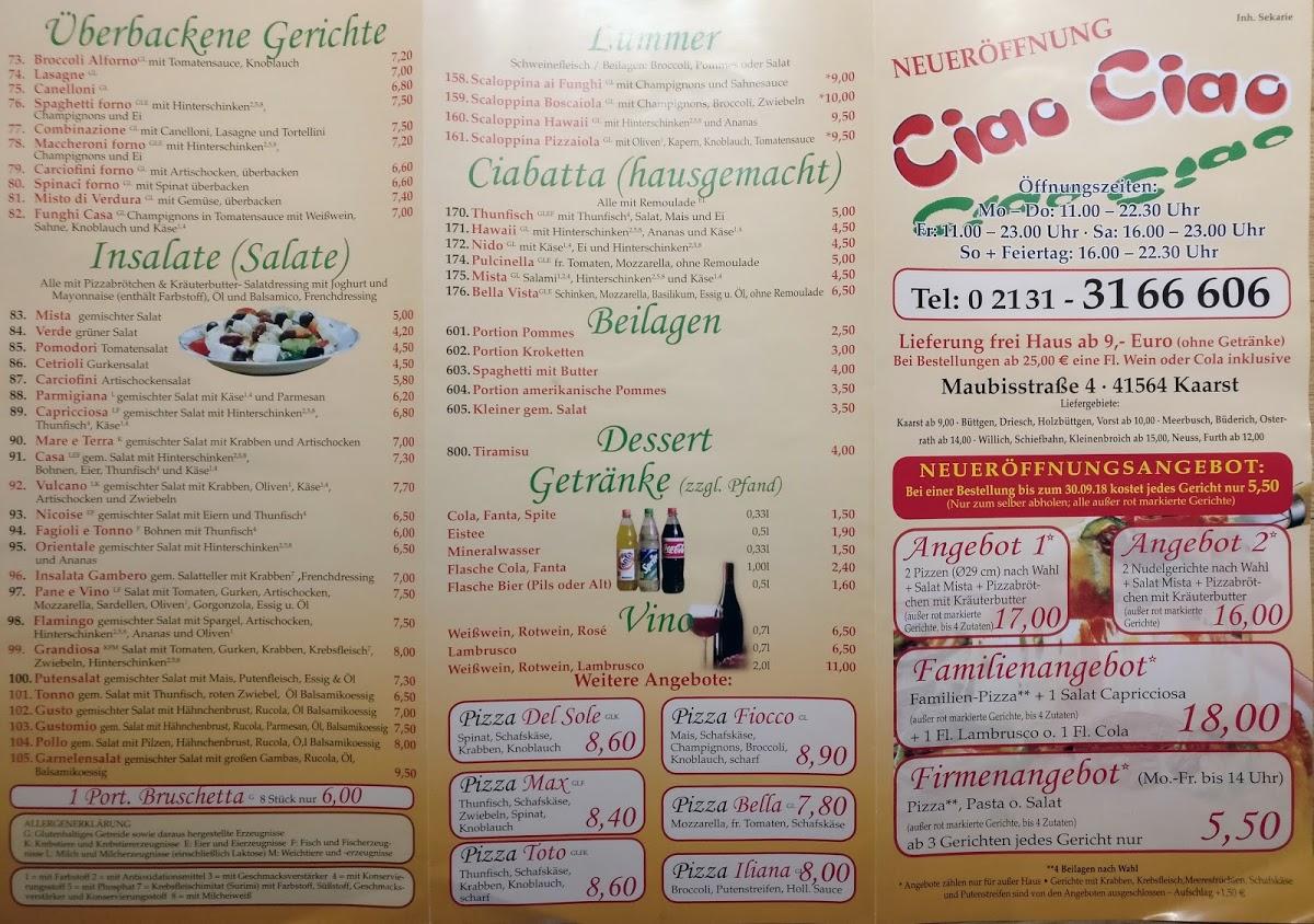 Pizzeria Ciao Ciao Bottrop