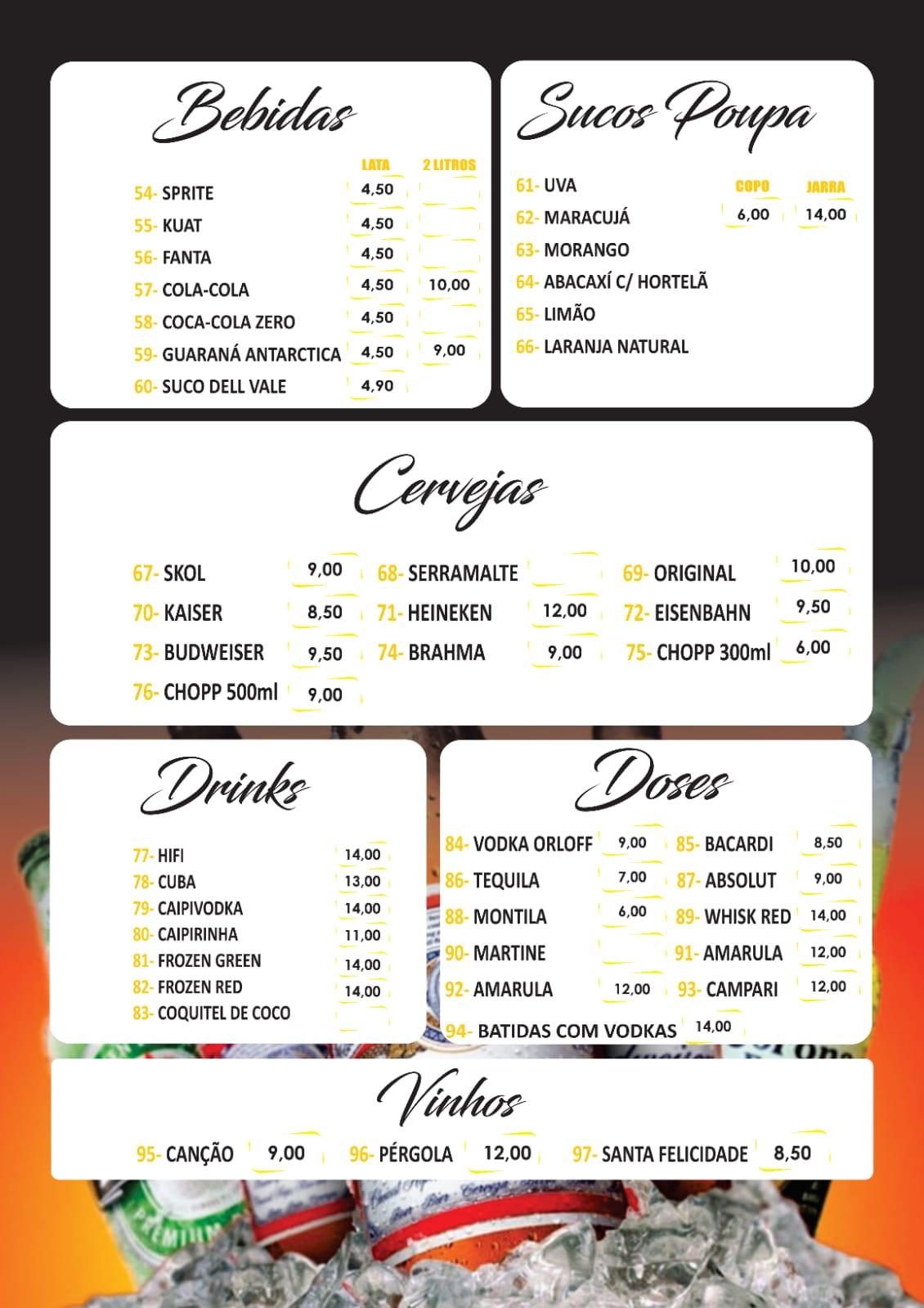 Kan Cones Delivery cardápio