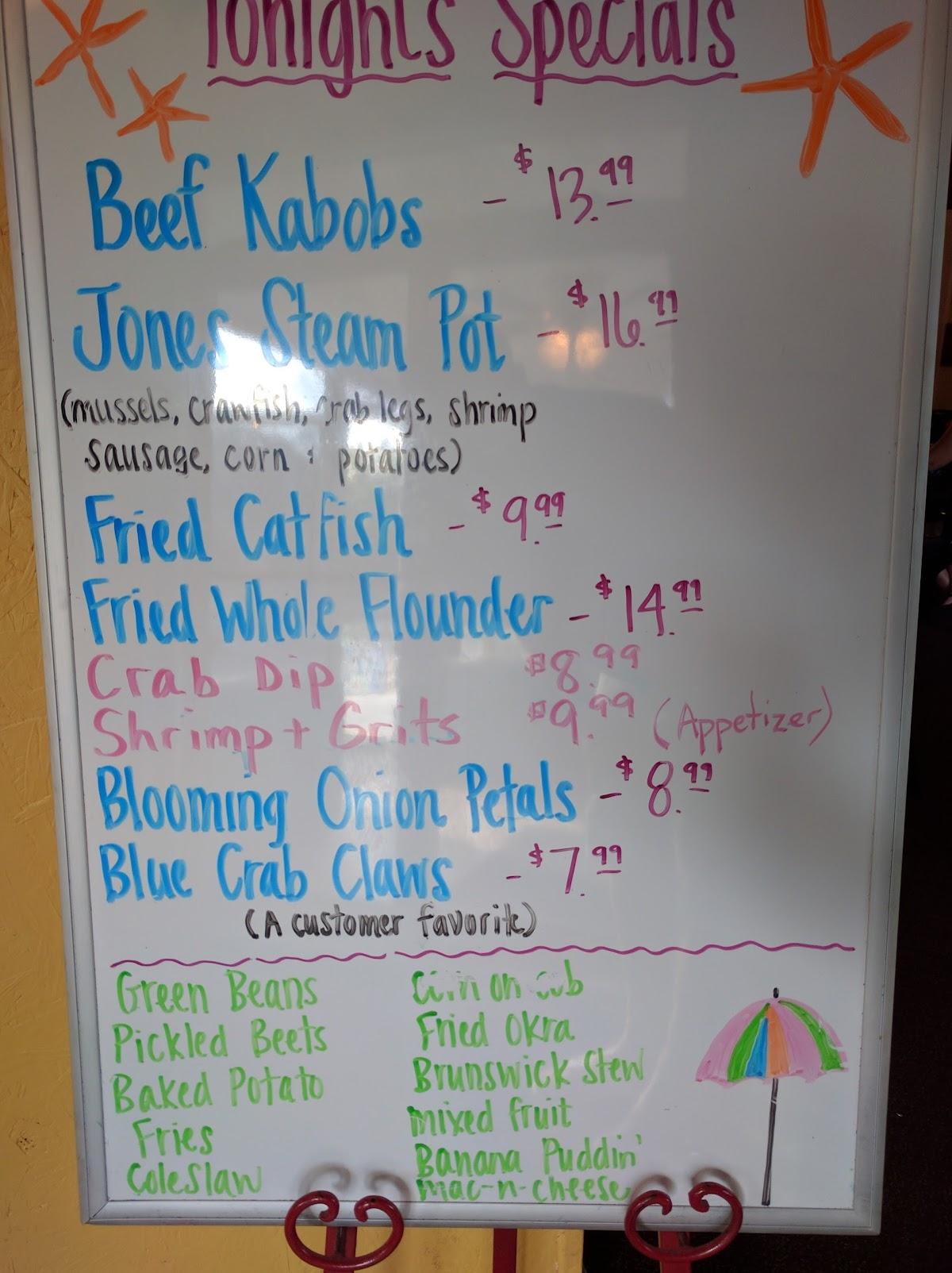 Online Menu Of Pelican Seafood Restaurant, Oak Island, North Carolina