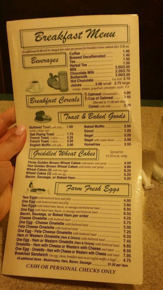 Menu at Texas Hot restaurant, Wellsville