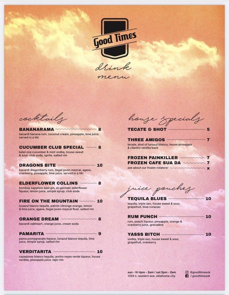 menu-at-good-times-pub-bar-oklahoma-city