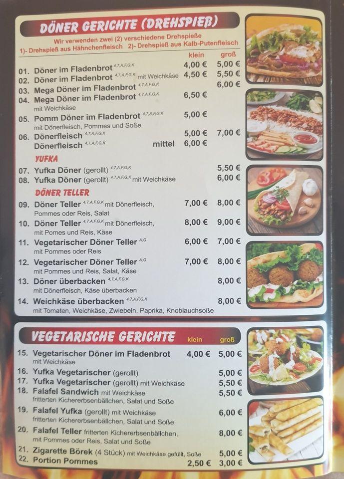 Speisekarte von Freisener Döner Pizzahaus Freisen