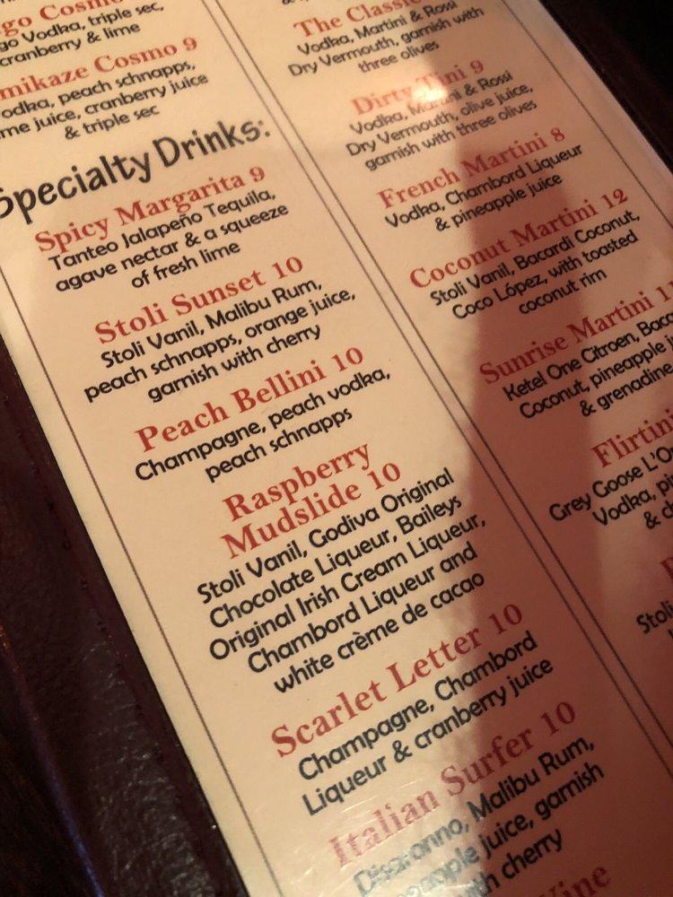 Menu at Spuntino pub & bar, Dix Hills