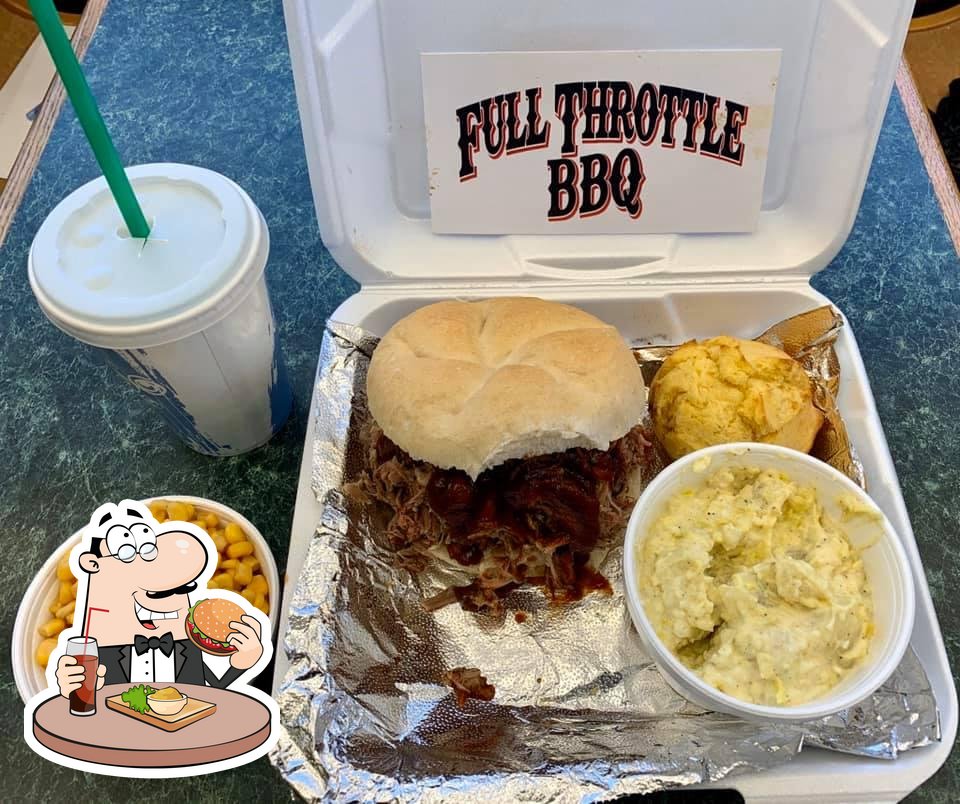Full Throttle Bbq, 821 Oriskany Blvd in Yorkville Restaurant menu and