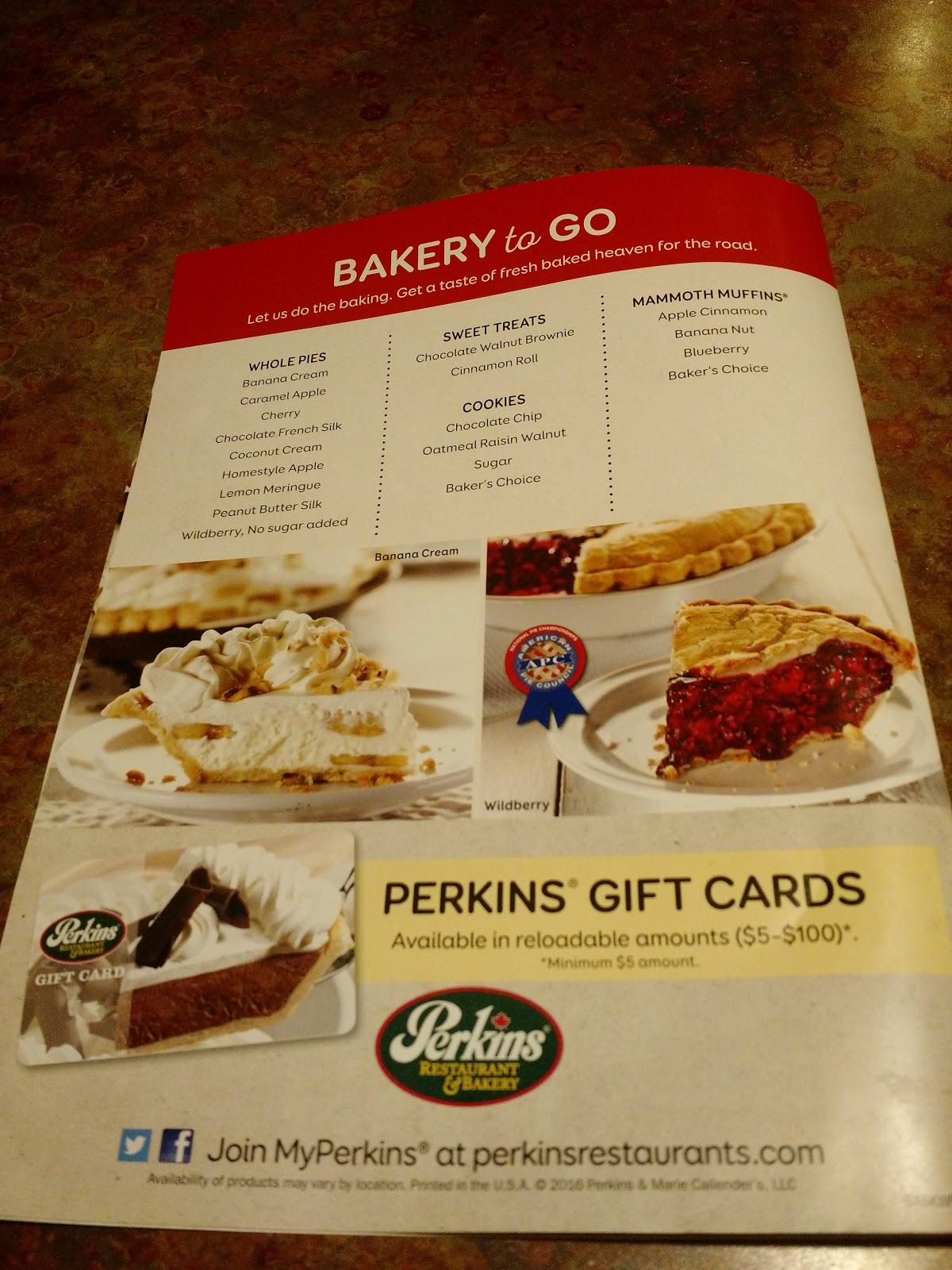 Perkins menu deals