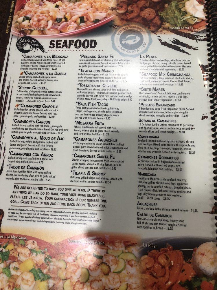 menu-at-santa-fe-mexican-grill-restaurant-kingsport