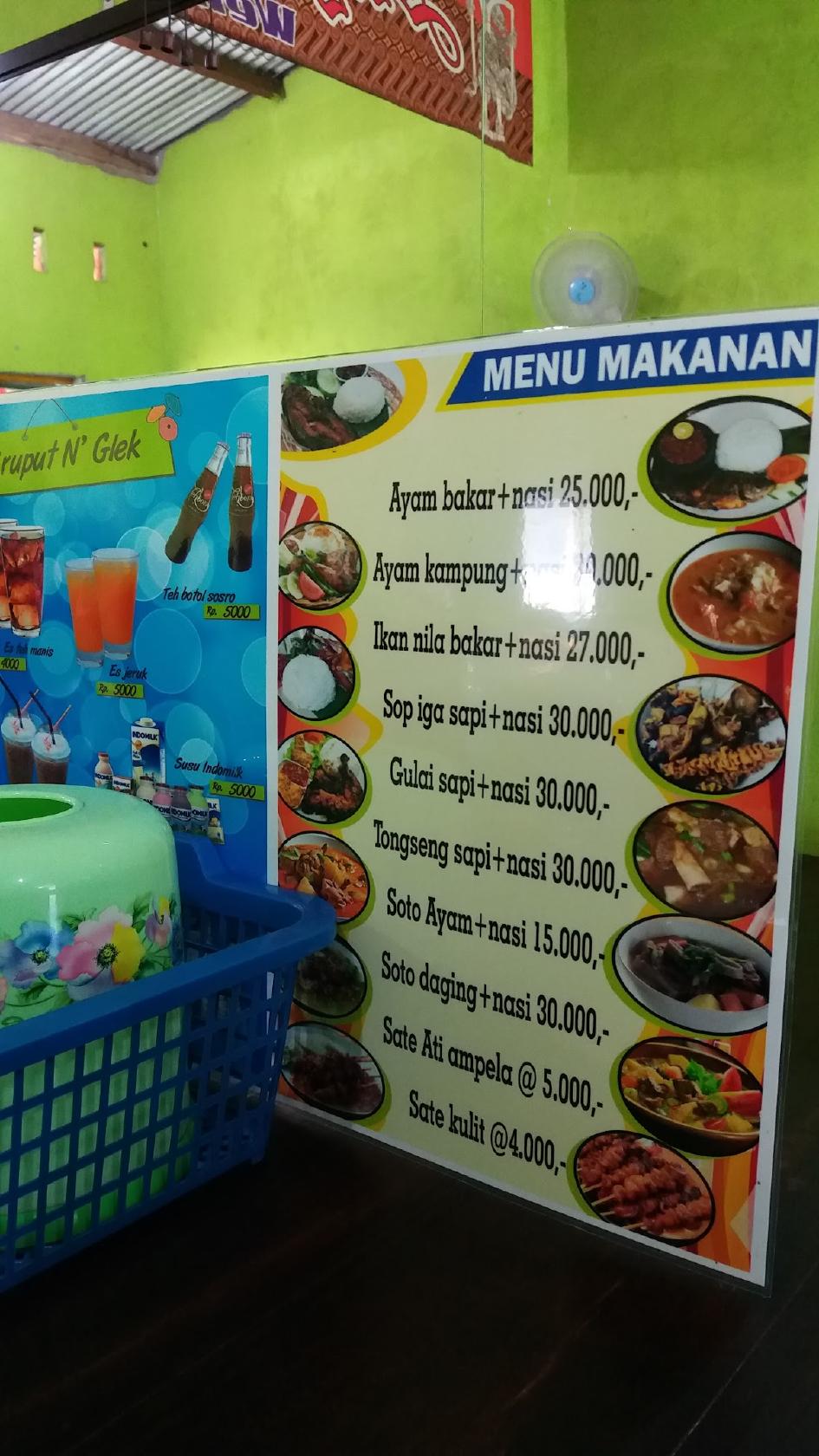 Menu At Soto Kwali Khas Solo Kotabumi