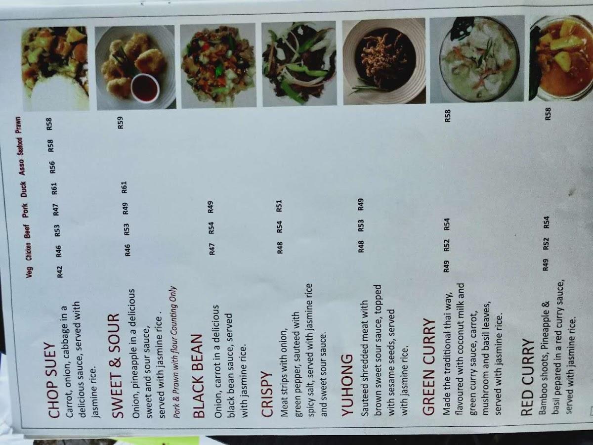 Menu at Asia Yummy - Asian Cuisine & Sushi restaurant, Vereeniging