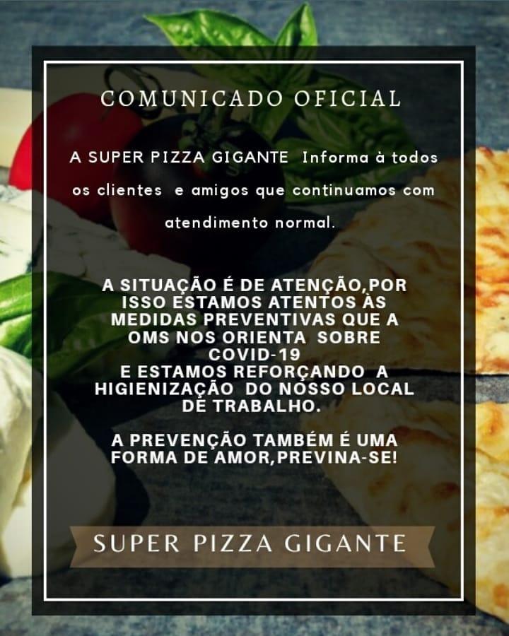 Super Pizza Gigante restaurant, Brusque - Restaurant menu and reviews