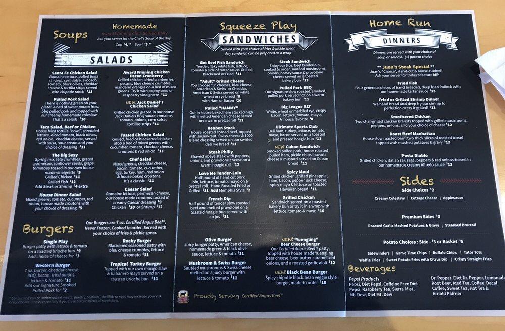 Menu at Sports Time Family Pub & Grill, Elkhart