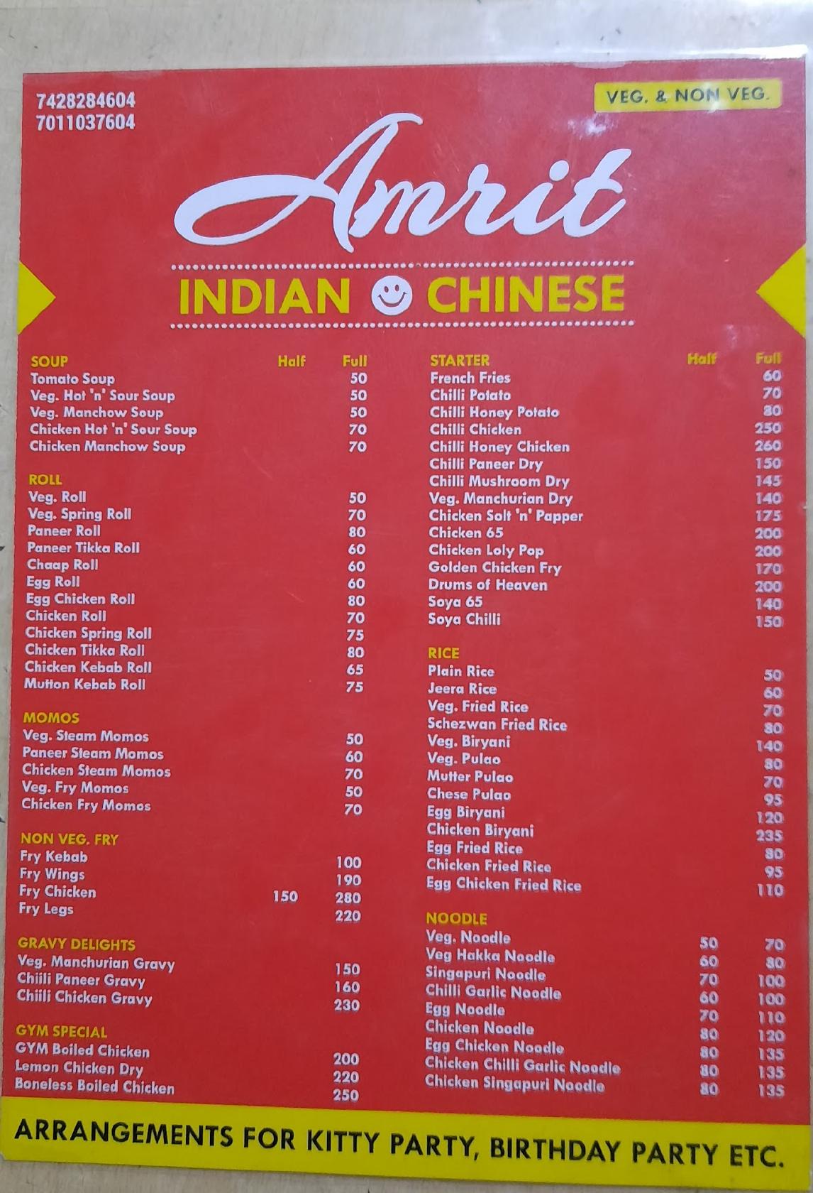 menu-at-amrit-indian-chinese-restaurant-faridabad