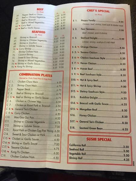 Menu At King S Buffet Restaurant Plymouth   R06c Menu Kings Buffet 2022 10 