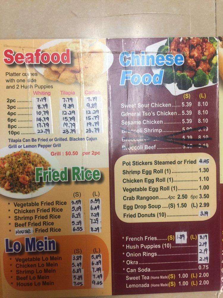 Menu at Wings & Seafood restaurant, North Decatur, Rd