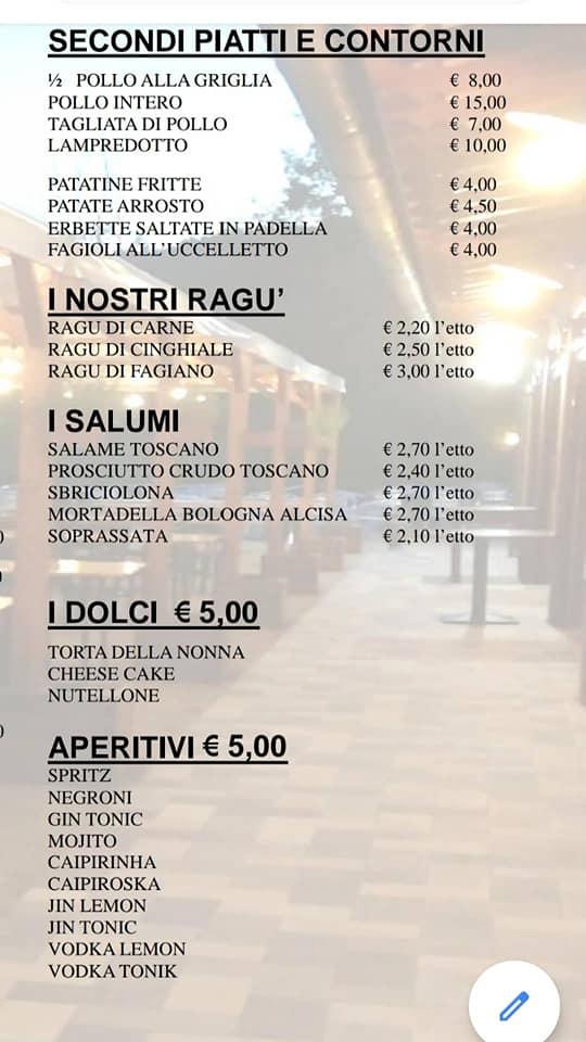 Menu di Ikke c’è c’è -Lago Lillo 