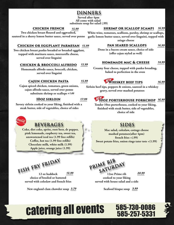Menu at Mugsy’s Family Restaurant, Bloomfield