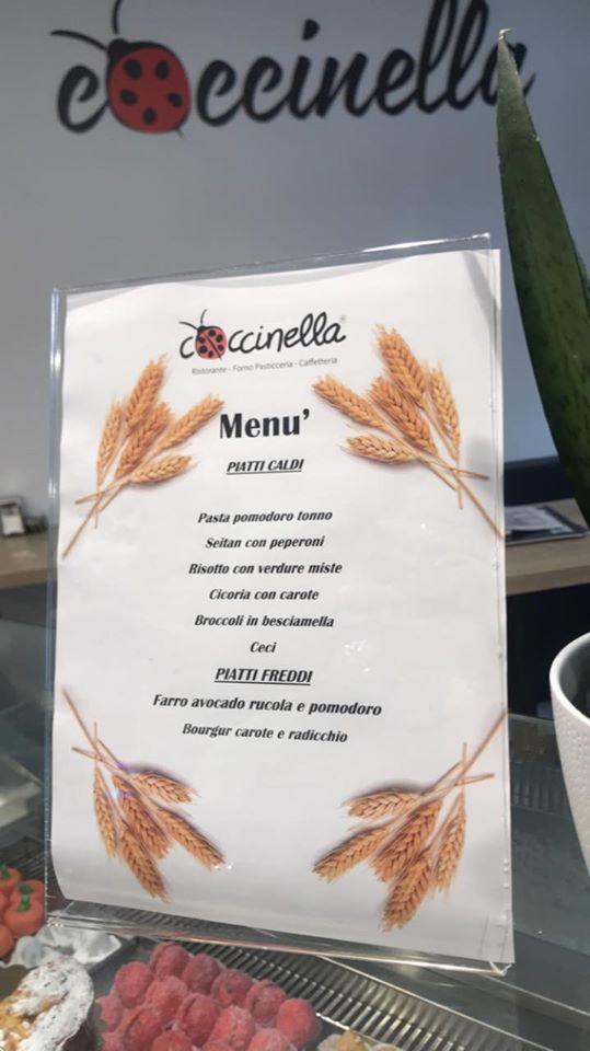 Menu di Coccinella Bio 