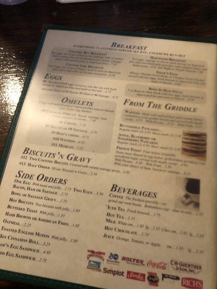Menu at Hen House Restaurant, Pontoon Beach