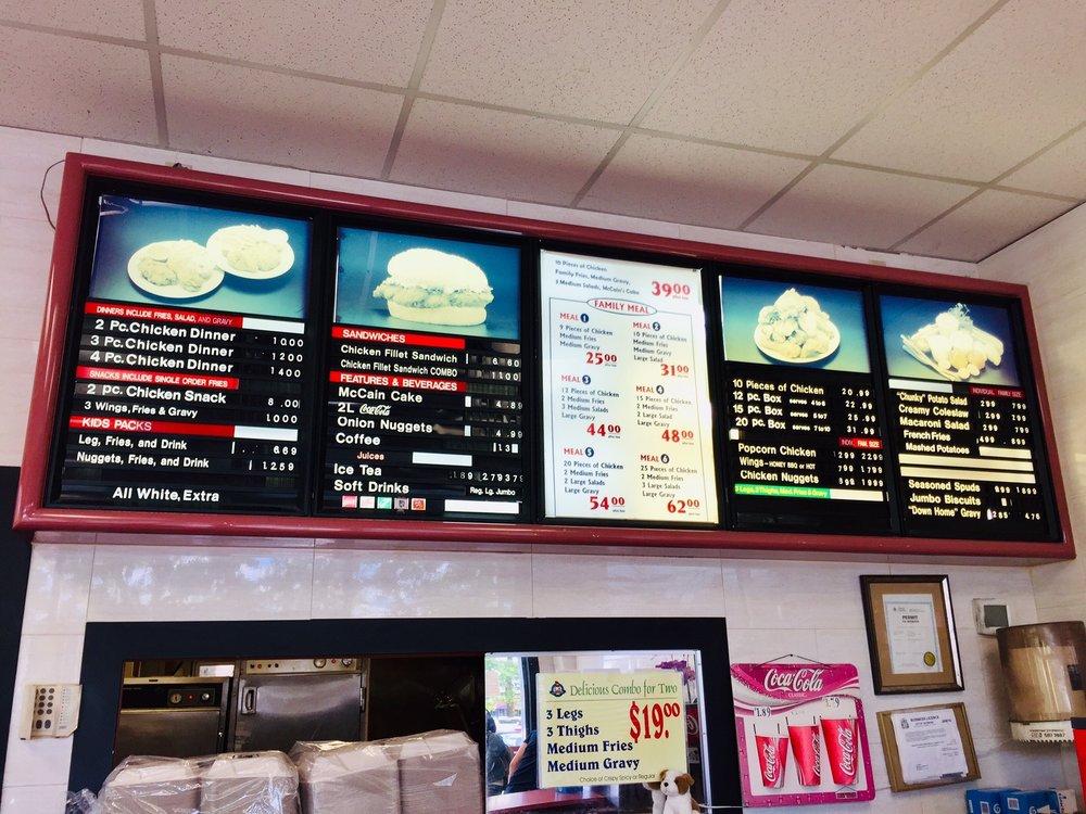 Menu at L.A. Chicken fast food, Richmond