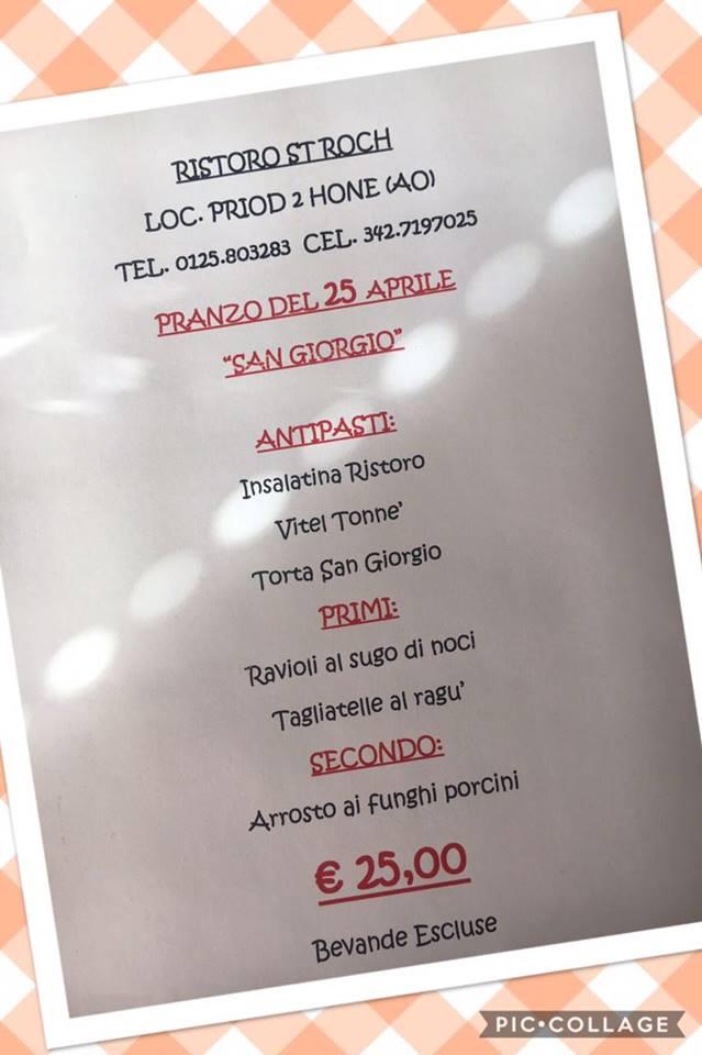Menu di Ristorsaintroch 