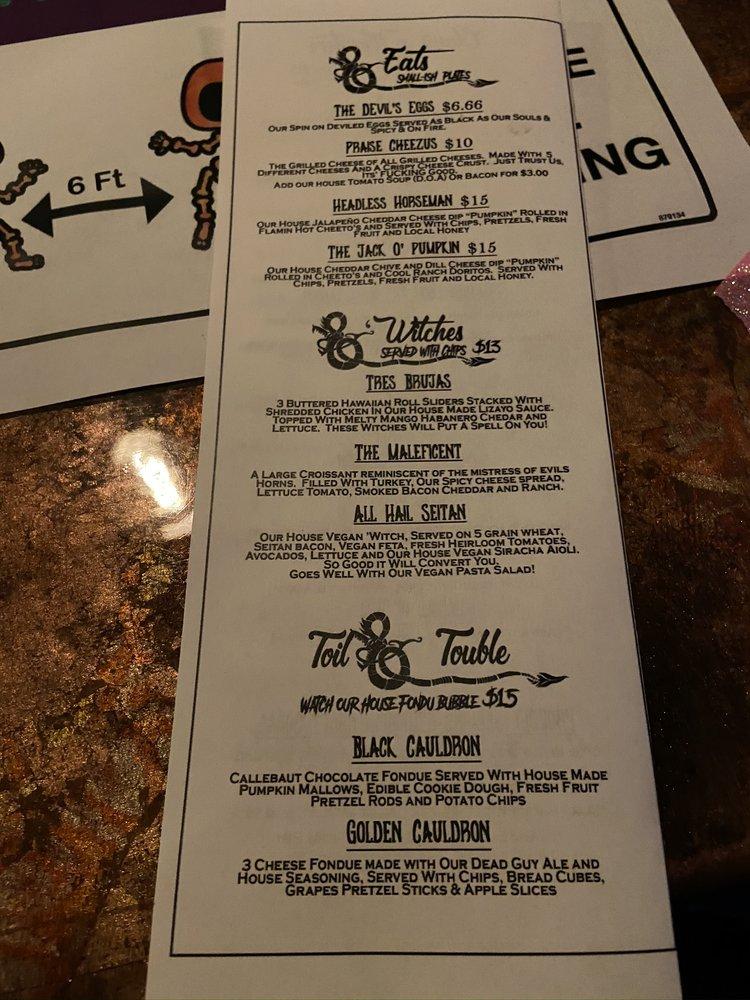 Drink / Brunch Menu – Cocktails & Screams