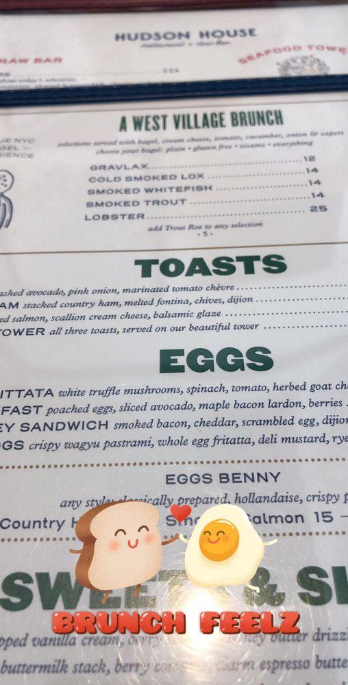 Menu at Hudson House restaurant, Addison, Belt Line Rd