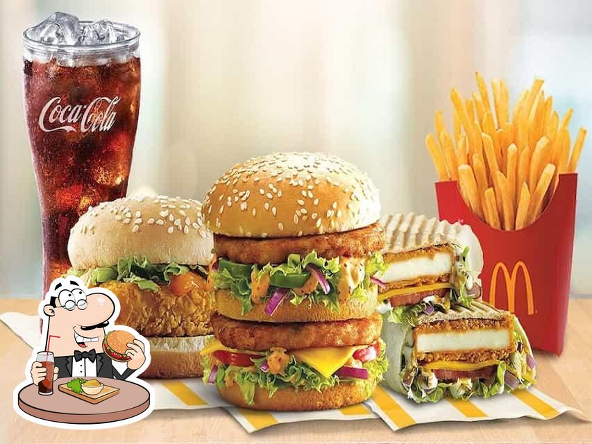 Mcdonald's india, Kanpur, Z Square Shopping Mall Restaurant menu and