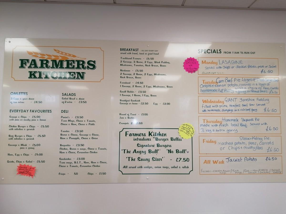 farmers kitchen bar menu