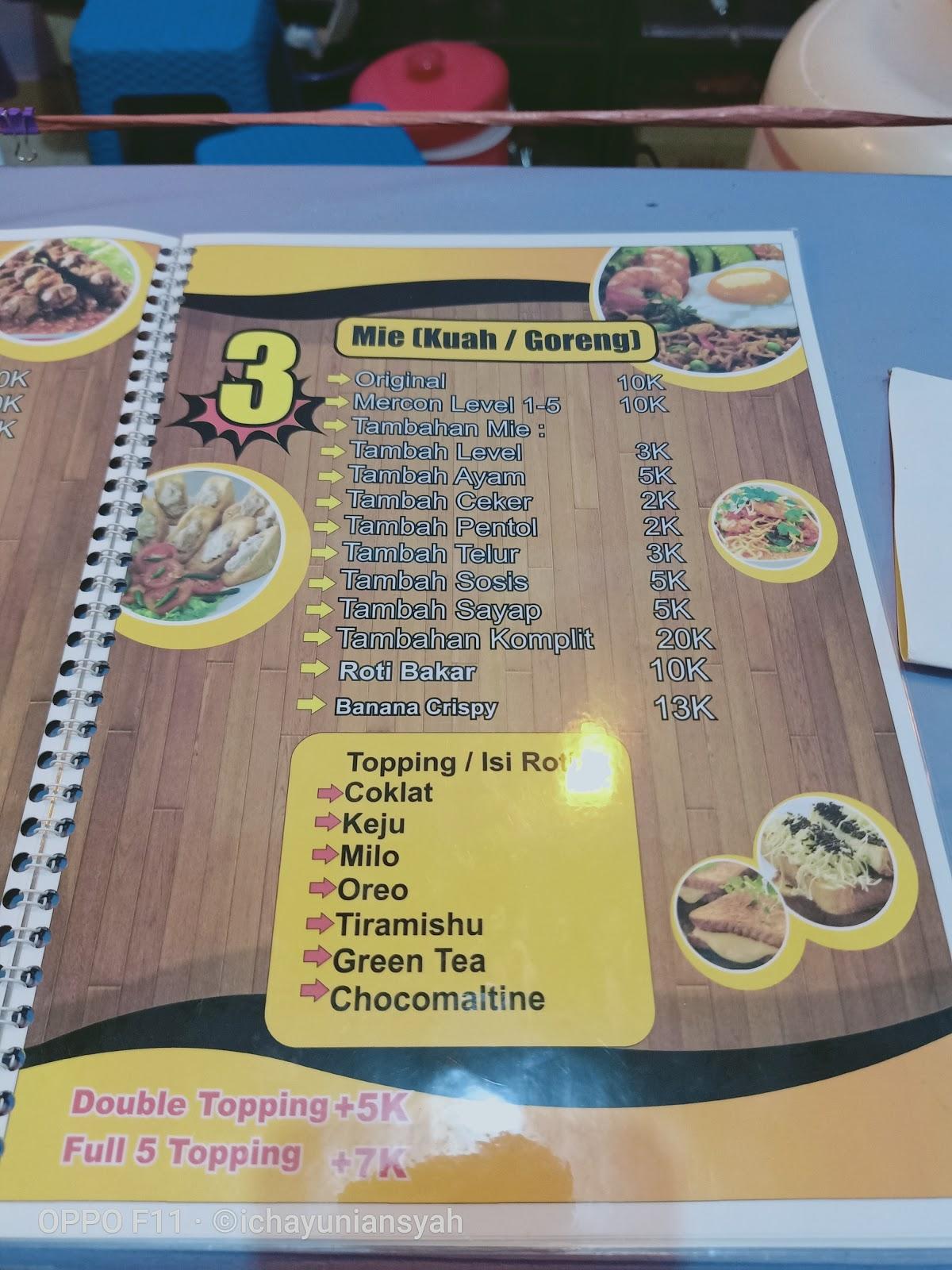 Menu At Kedai Alwy Restaurant Mentawa Baru Hilir