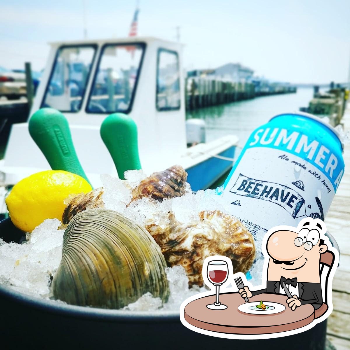 Little Creek Oyster Farm & Market in Greenport Restaurant menu and reviews