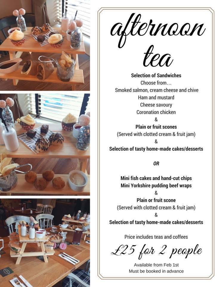 Menu at The Red Kite restaurant, Blaydon
