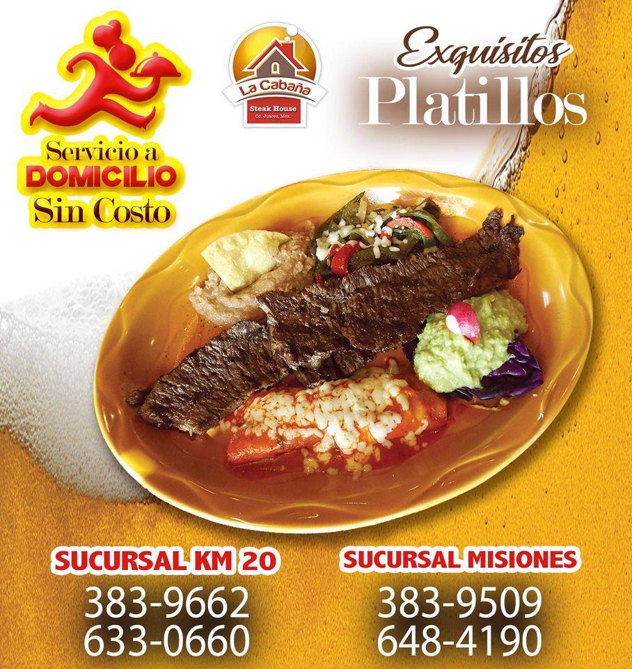 Restaurant la Cabaña, Ciudad Juarez, Calle Puente Alto 10015 - Carta del  restaurante y opiniones