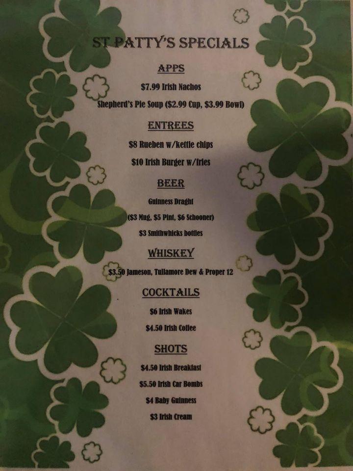 Menu at Ollie's Neighborhood Grill pub & bar, Milton, US90
