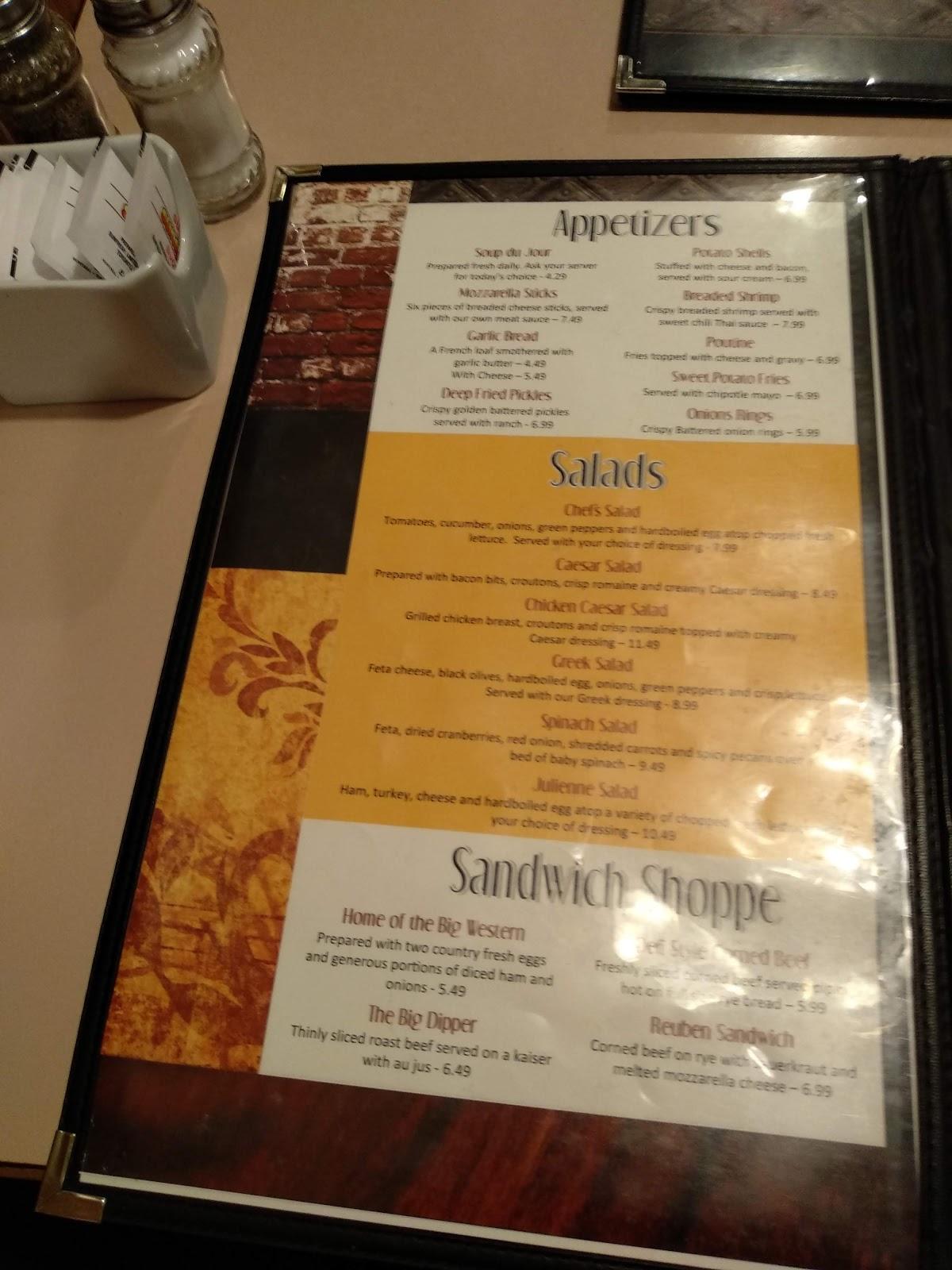 Menu at Sip 'N Bite Restaurant, Elmira