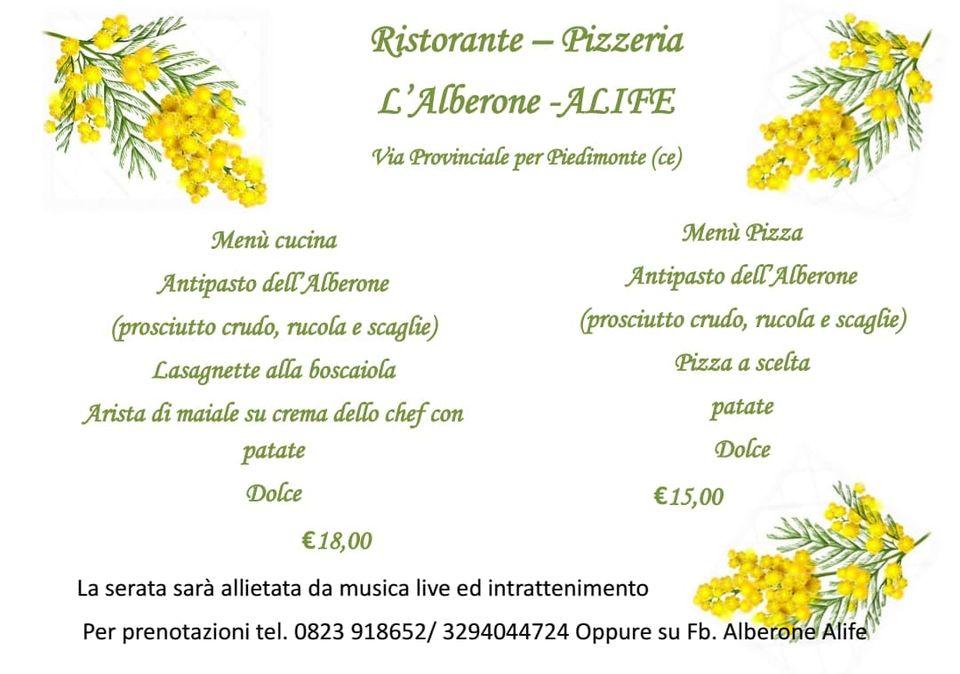 Menu di Alberone Alife Alife 