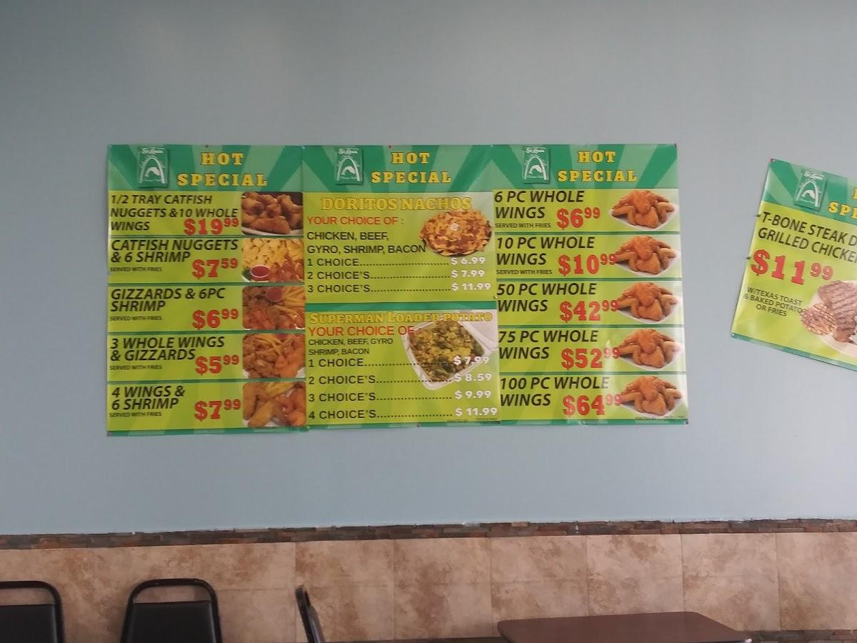 St louis fish on sale and chicken menu