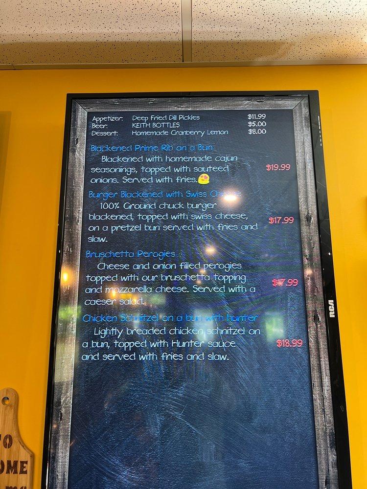 Menu at The Iron Skillet pub & bar, Wasaga Beach