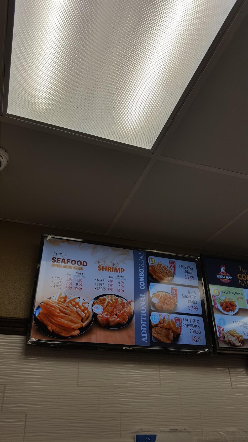 Menu at Wings & Philly restaurant, Grovetown