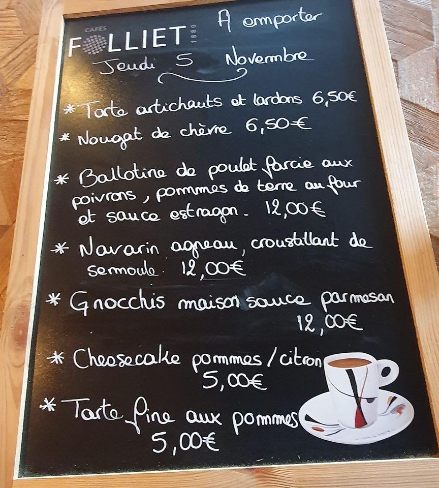 Menu au La Reine Des Prés restaurant, Mane