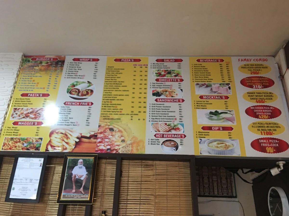 Red Cafe menu