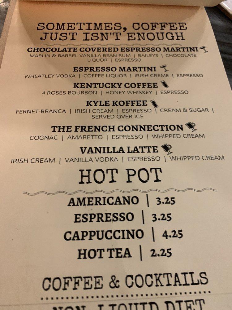 Menu at The Decantery pub & bar, Fernandina Beach