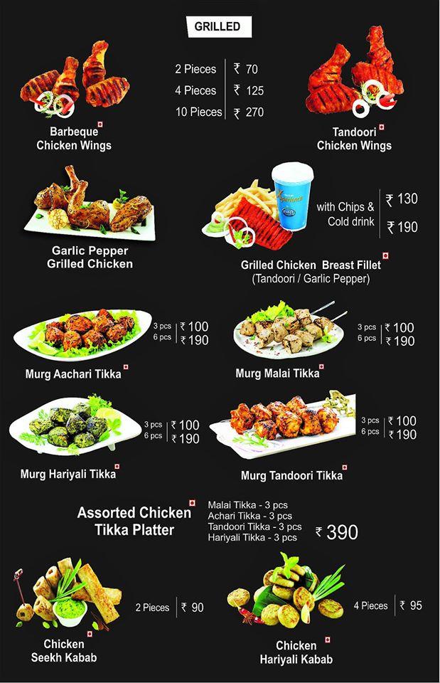 Menu at Venky's Chicken Restaurant, Latur