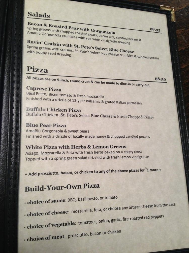 Menu at Cheese Cave pub & bar, Faribault